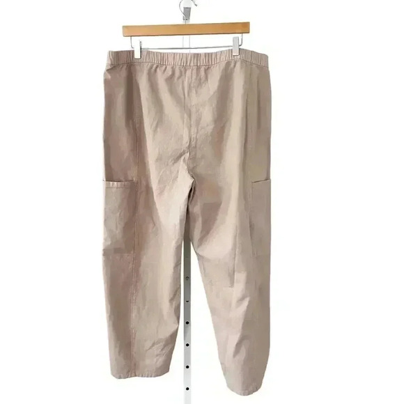 NWT Eileen Fisher Organic Cotton Hemp Stretch Lantern Pant size 1X - Picture 4 of 9